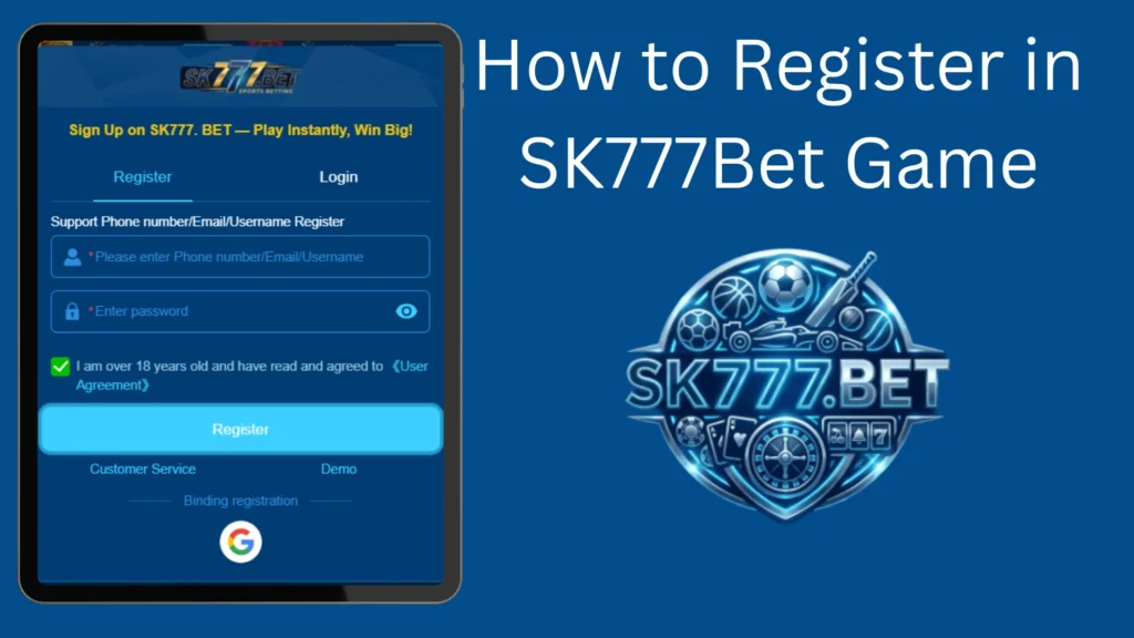 SK777 Game Register